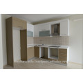 Gabinete de cozinha com preço barato, cabine lacada e armário de cozinha